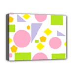 Spring Geometrics Deluxe Canvas 16  x 12  (Framed) 