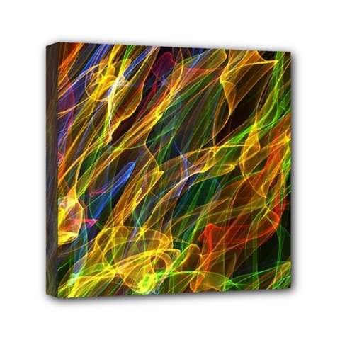 Abstract Smoke Mini Canvas 6  x 6  (Framed) from ArtsNow.com