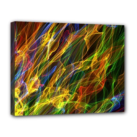 Abstract Smoke Canvas 14  x 11  (Framed) from ArtsNow.com
