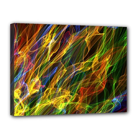 Abstract Smoke Canvas 16  x 12  (Framed) from ArtsNow.com