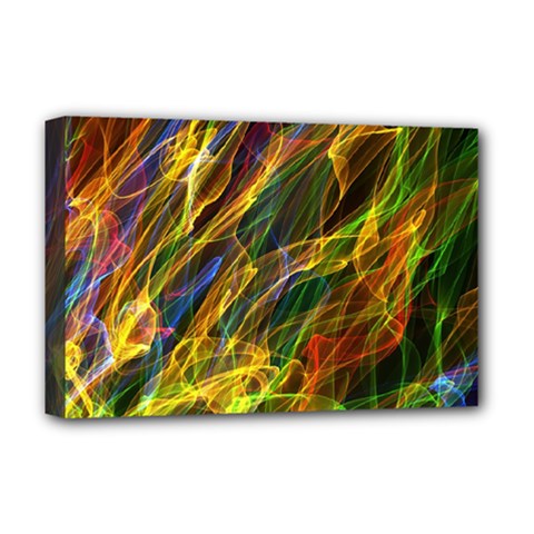 Abstract Smoke Deluxe Canvas 18  x 12  (Framed) from ArtsNow.com