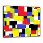 Mod Geometric Canvas 20  x 16  (Framed)