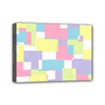 Mod Pastel Geometric Mini Canvas 7  x 5  (Framed)