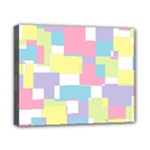 Mod Pastel Geometric Canvas 10  x 8  (Framed)