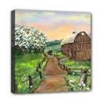 Amish Apple Blossoms - Ave Hurley - Mini Canvas 8  x 8  (Stretched)