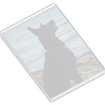 Black German Shepherd Large Memo Pad