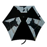 Black German Shepherd Mini Folding Umbrella