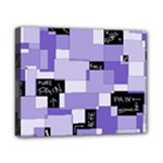 Purple Pain Modular Canvas 10  x 8  (Framed)