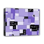 Purple Pain Modular Deluxe Canvas 16  x 12  (Framed) 