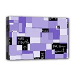 Purple Pain Modular Deluxe Canvas 18  x 12  (Framed)