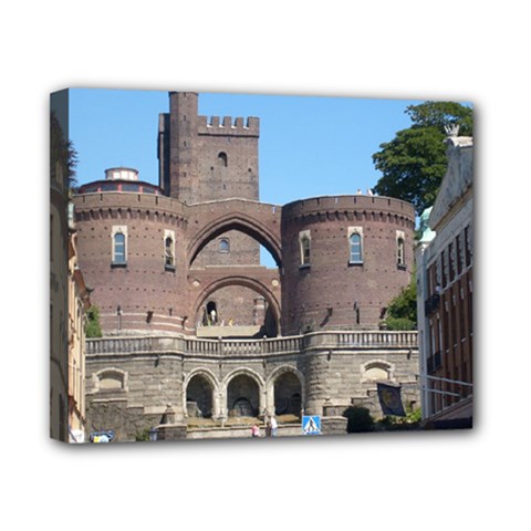 Helsingborg Castle Canvas 10  x 8  (Framed) from ArtsNow.com