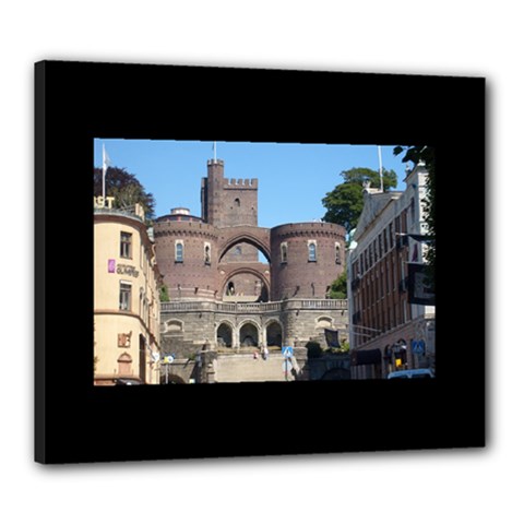Helsingborg Castle Canvas 24  x 20  (Framed) from ArtsNow.com