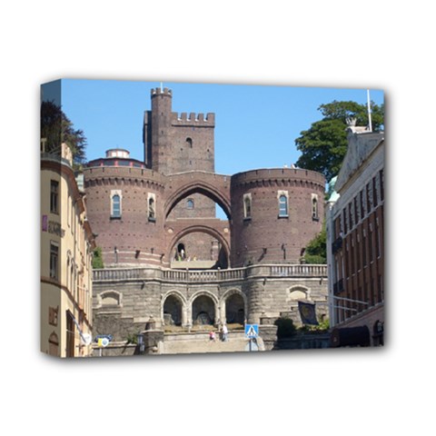 Helsingborg Castle Deluxe Canvas 14  x 11  (Framed) from ArtsNow.com