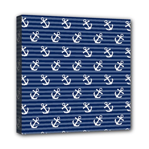 Boat Anchors Mini Canvas 8  x 8  (Framed) from ArtsNow.com