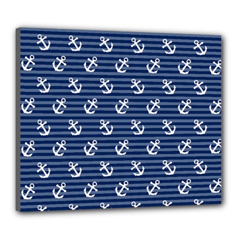Boat Anchors Canvas 24  x 20  (Framed) from ArtsNow.com