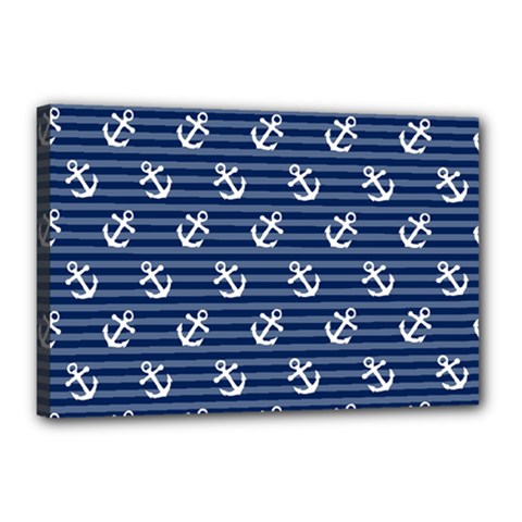 Boat Anchors Canvas 18  x 12  (Framed) from ArtsNow.com