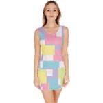 Pastel Geometrics Bodycon Dress