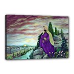 Jesus Overlooking Jerusalem - Ave Hurley of ArtRevu - Canvas 12  x 18  (Stretched)