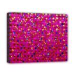 Polka Dot Sparkley Jewels 1 Canvas 10  x 8  (Framed)