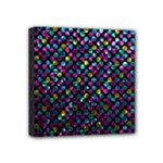 Polka Dot Sparkley Jewels 2 Mini Canvas 4  x 4  (Framed)