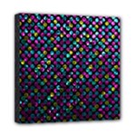 Polka Dot Sparkley Jewels 2 Mini Canvas 8  x 8  (Framed)