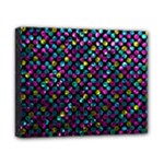 Polka Dot Sparkley Jewels 2 Canvas 10  x 8  (Framed)