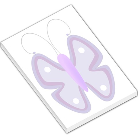 Cute Awareness Butterfly Large Memo Pad from ArtsNow.com