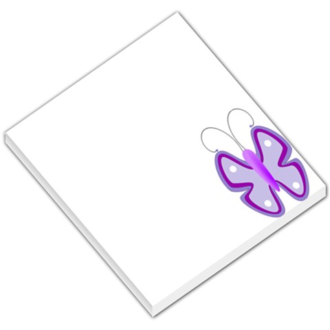 Cute Awareness Butterfly Small Memo Pad from ArtsNow.com