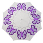 Cute Awareness Butterfly Straight Umbrella