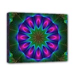 Star Of Leaves, Abstract Magenta Green Forest Canvas 10 x 8 (Framed) Star Of Leaves, Abstract Magenta Green Forest Canvas 10 x 8 (Framed)