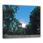 Coming Sunset Accented Edges Canvas 24  x 20  (Framed)