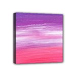 Abstract In Pink & Purple Mini Canvas 4  x 4  (Framed)