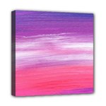 Abstract In Pink & Purple Mini Canvas 8  x 8  (Framed)