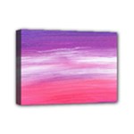 Abstract In Pink & Purple Mini Canvas 7  x 5  (Framed)