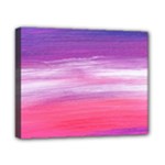 Abstract In Pink & Purple Canvas 10  x 8  (Framed)