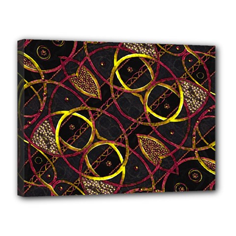 Luxury Futuristic Ornament Canvas 16  x 12  (Framed) from ArtsNow.com