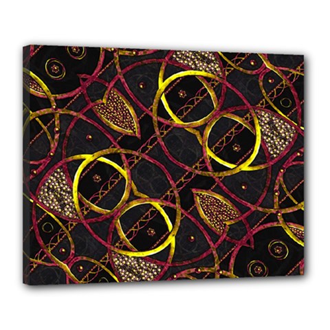 Luxury Futuristic Ornament Canvas 20  x 16  (Framed) from ArtsNow.com
