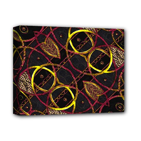 Luxury Futuristic Ornament Deluxe Canvas 14  x 11  (Framed) from ArtsNow.com