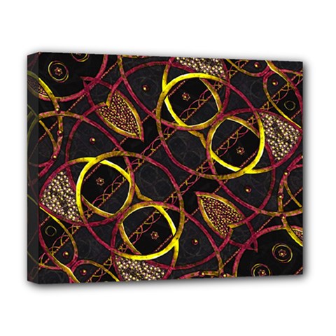Luxury Futuristic Ornament Deluxe Canvas 20  x 16  (Framed) from ArtsNow.com