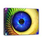 Eerie Psychedelic Eye Deluxe Canvas 16  x 12  (Framed) 