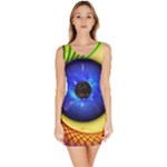 Abstract Psychedelic Eye Bodycon Dress