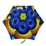 Eerie Psychedelic Eye Mini Folding Umbrella