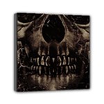 Skull Poster Background Mini Canvas 6  x 6  (Framed)