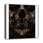 Skull Poster Background Mini Canvas 8  x 8  (Framed)