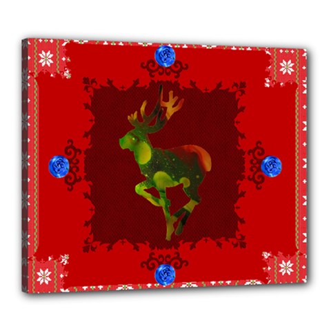 christmas eve by saprillika Canvas 24  x 20  (Framed) from ArtsNow.com