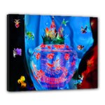 mix o many by saprillika Canvas 20  x 16  (Framed)