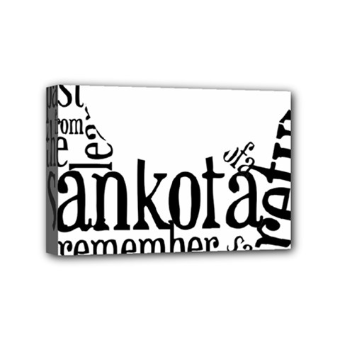 Sankofashirt Mini Canvas 6  x 4  (Framed) from ArtsNow.com
