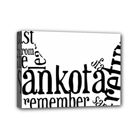 Sankofashirt Mini Canvas 7  x 5  (Framed) from ArtsNow.com