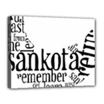 Sankofashirt Canvas 14  x 11  (Framed)