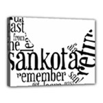 Sankofashirt Canvas 16  x 12  (Framed)